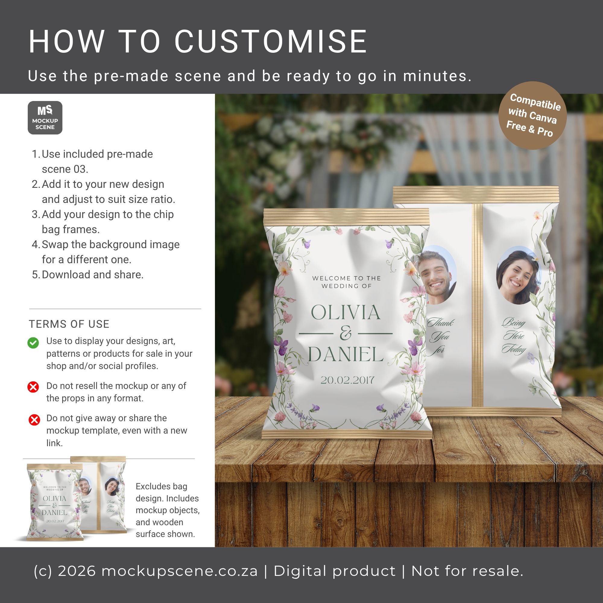 Chip Bag Mockup for Canva - Image 11