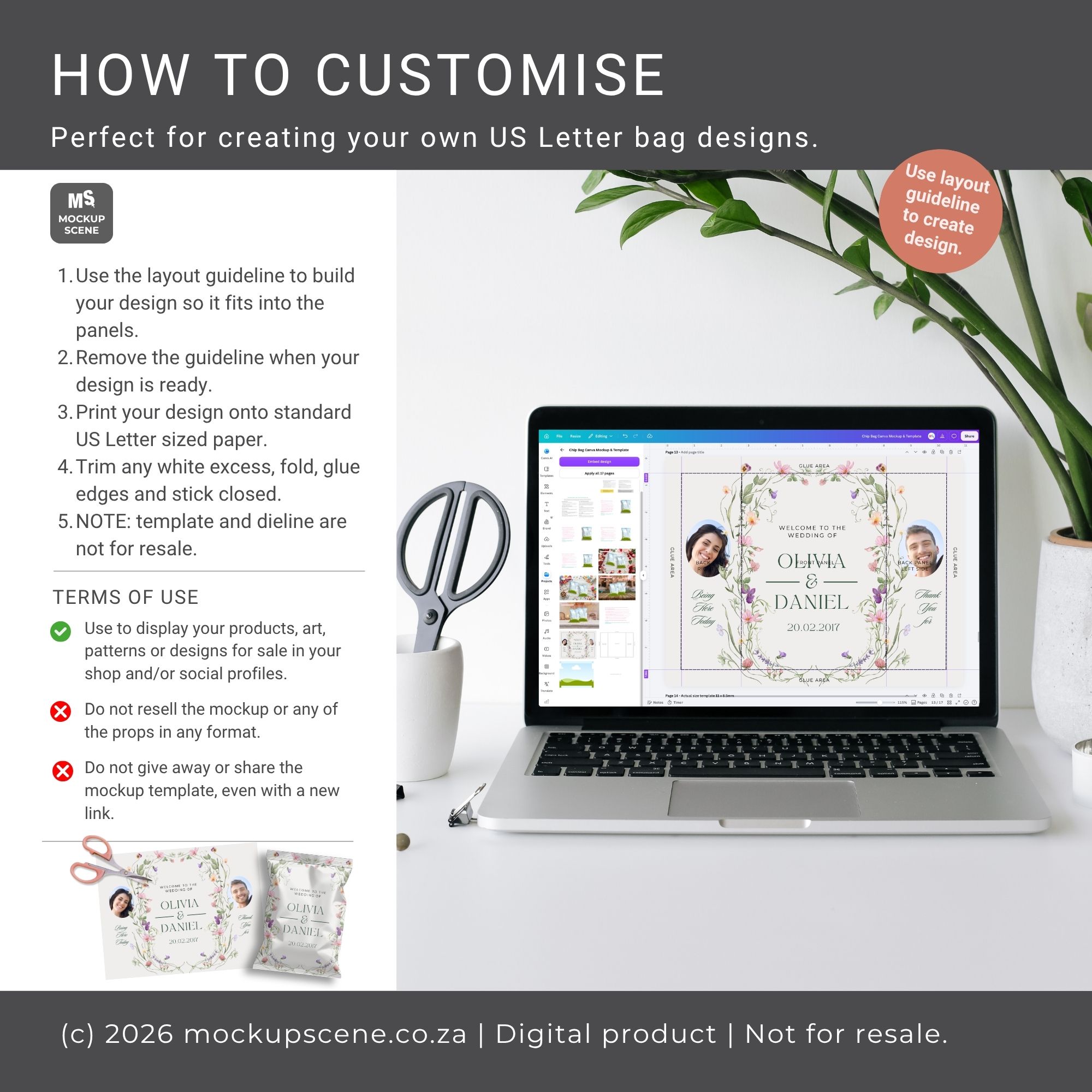 Chip Bag Mockup for Canva - Image 12