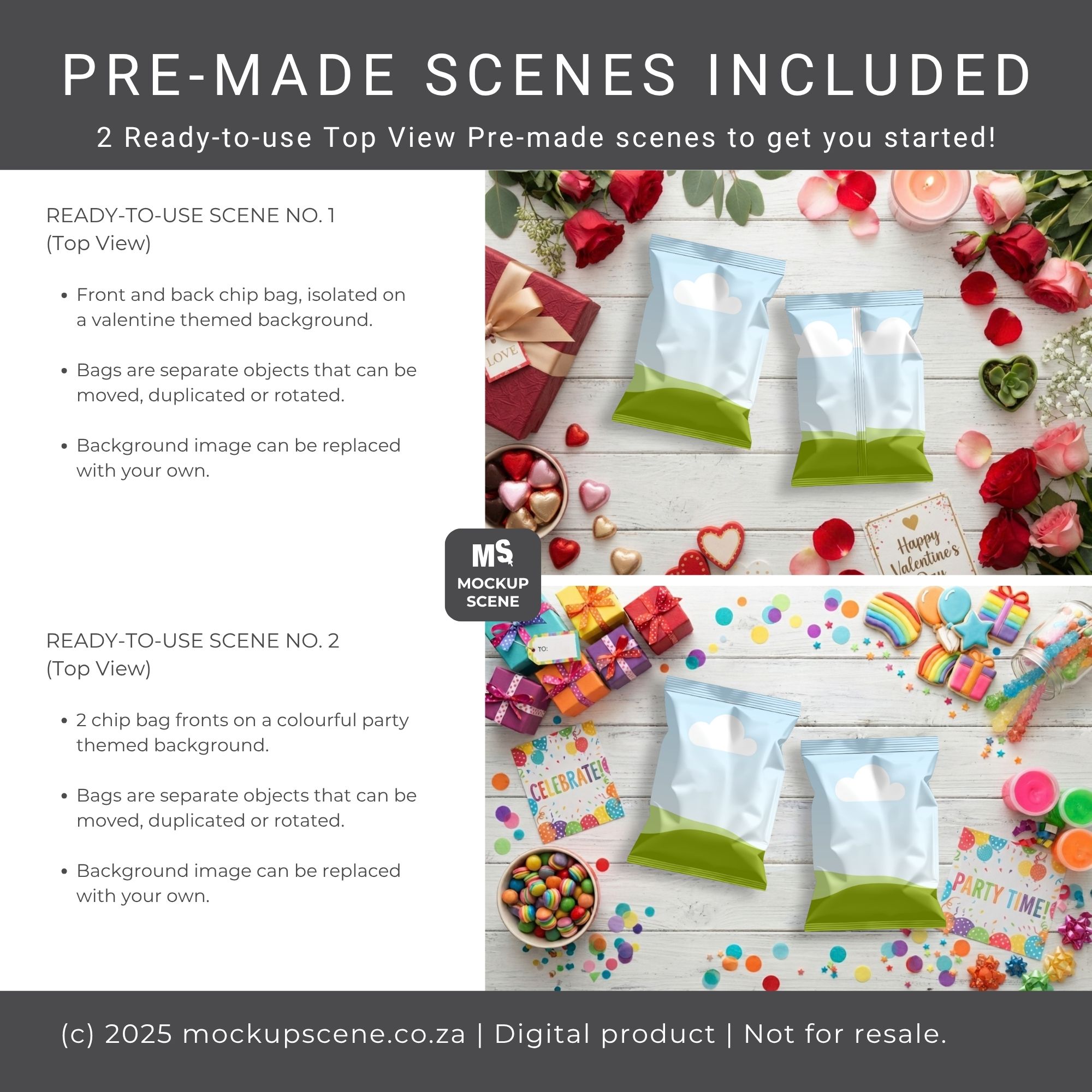 Chip Bag Mockup for Canva - Image 4
