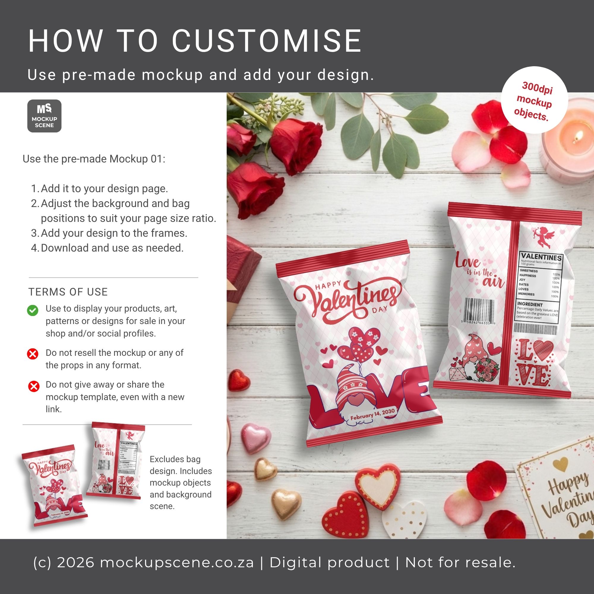Chip Bag Mockup for Canva - Image 9