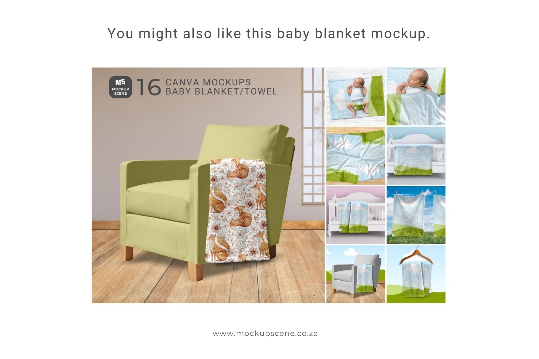 Fabric Bunting Flags Canva Mockup - Image 10