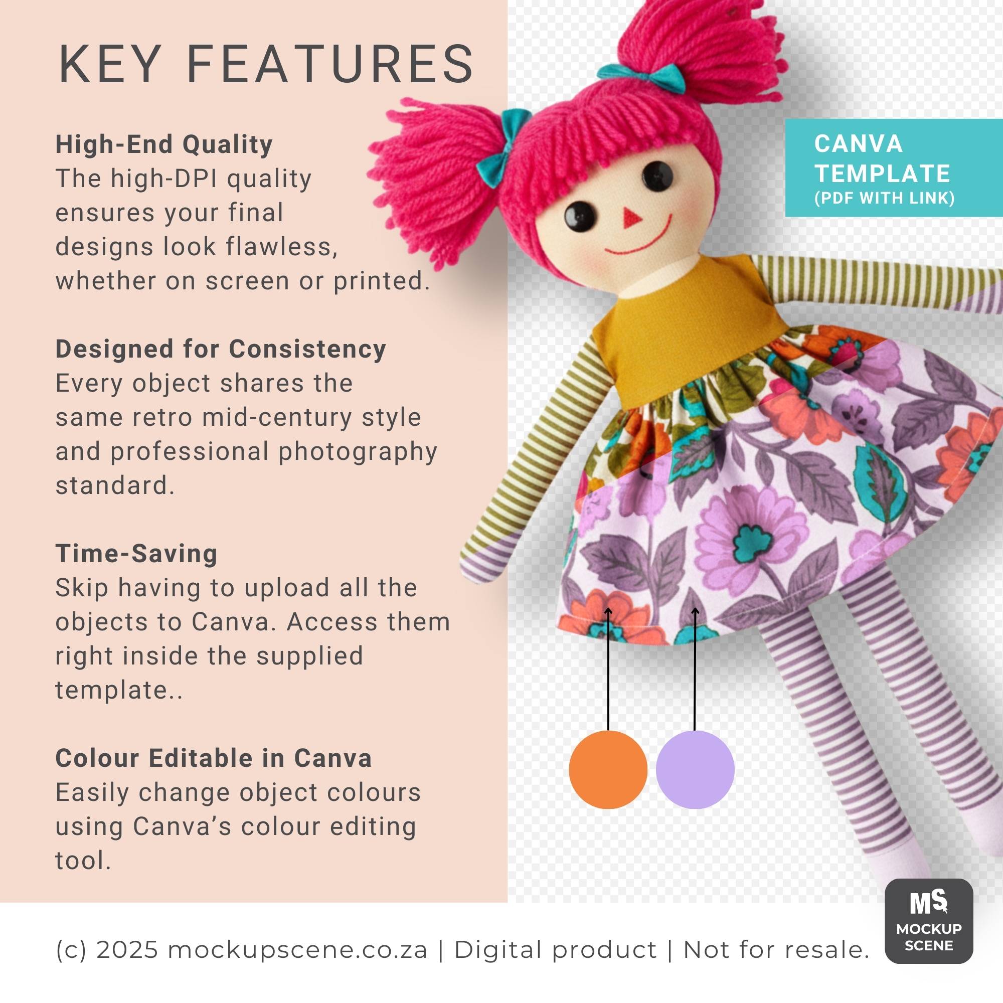 Mid Century Toys and Gifts Canva Template - Image 10