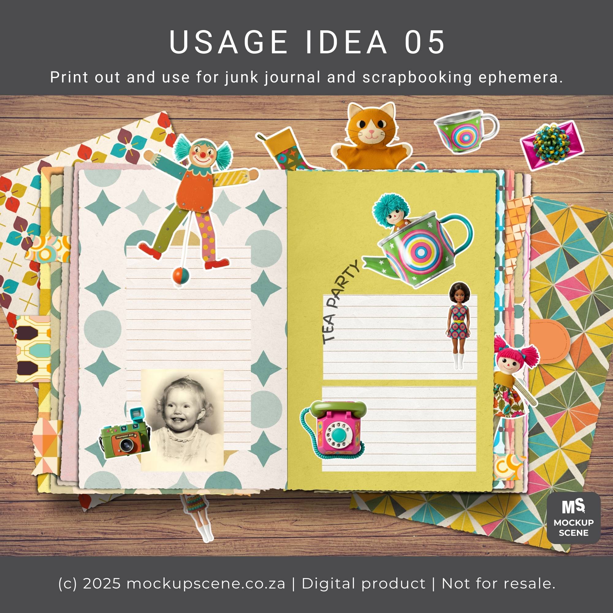 Mid Century Toys and Gifts Canva Template - Image 15