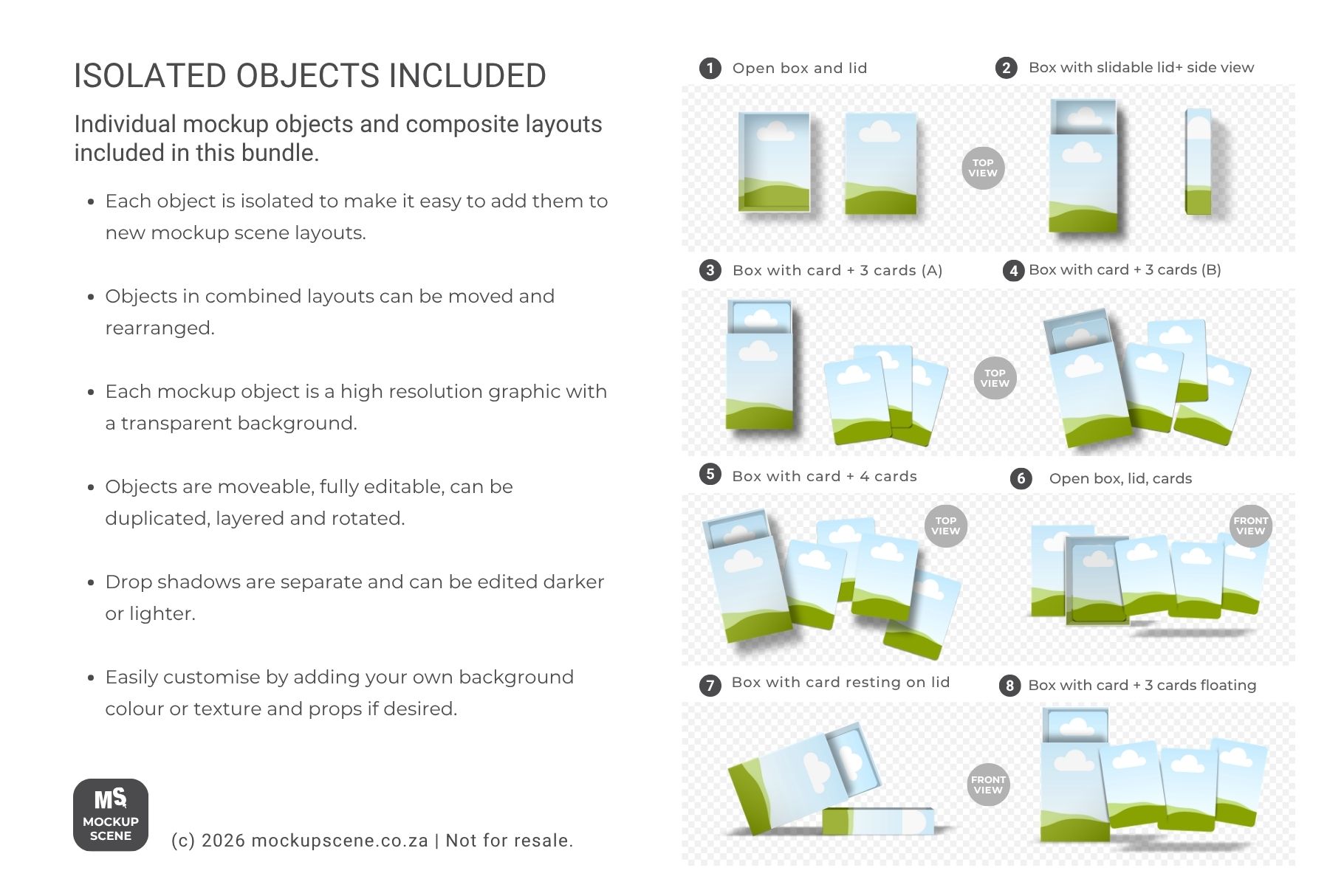 Slide Box and Cards Canva Mockup - Image 3